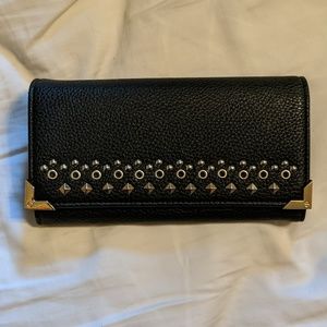 Black Studded Wallet